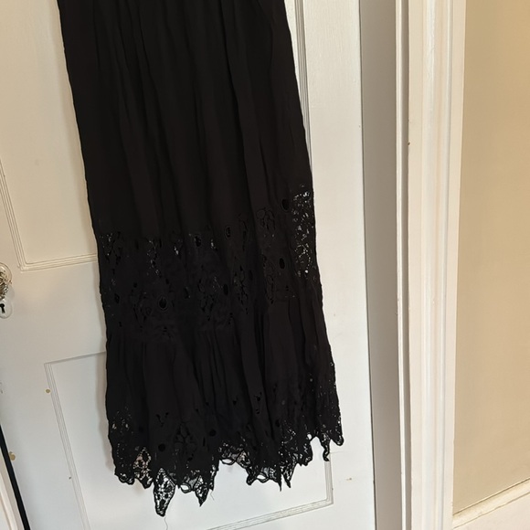 Free People women’s Caught Your Eye black maxi dress, size 8; NWT - Picture 4 of 7
